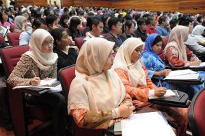university campus students classroom lecture